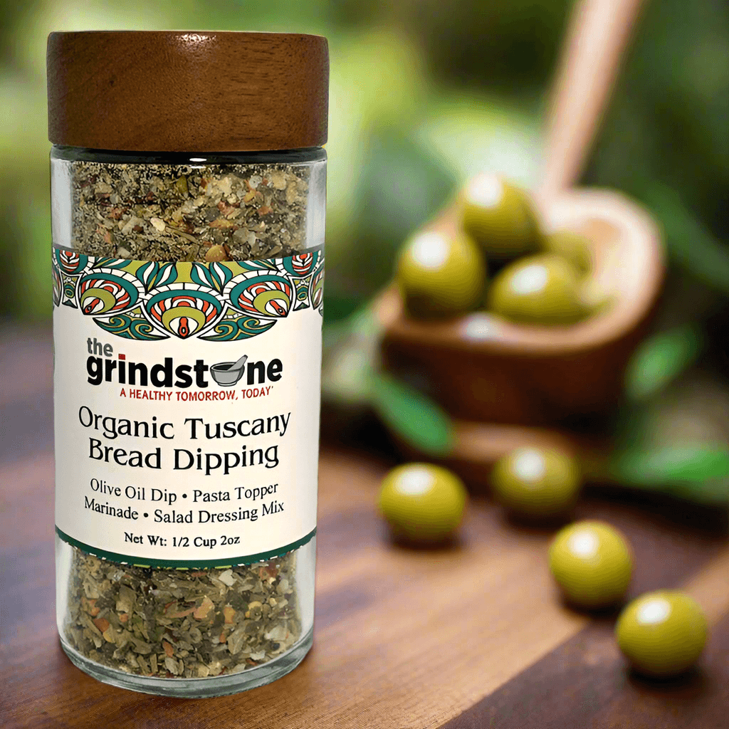 Combo Pack, Single Estate Greek Extra Virgin Olive Oil, 5O0Mmml and Organic Tuscany Bread Dipping Mix - ELLORA FARMS