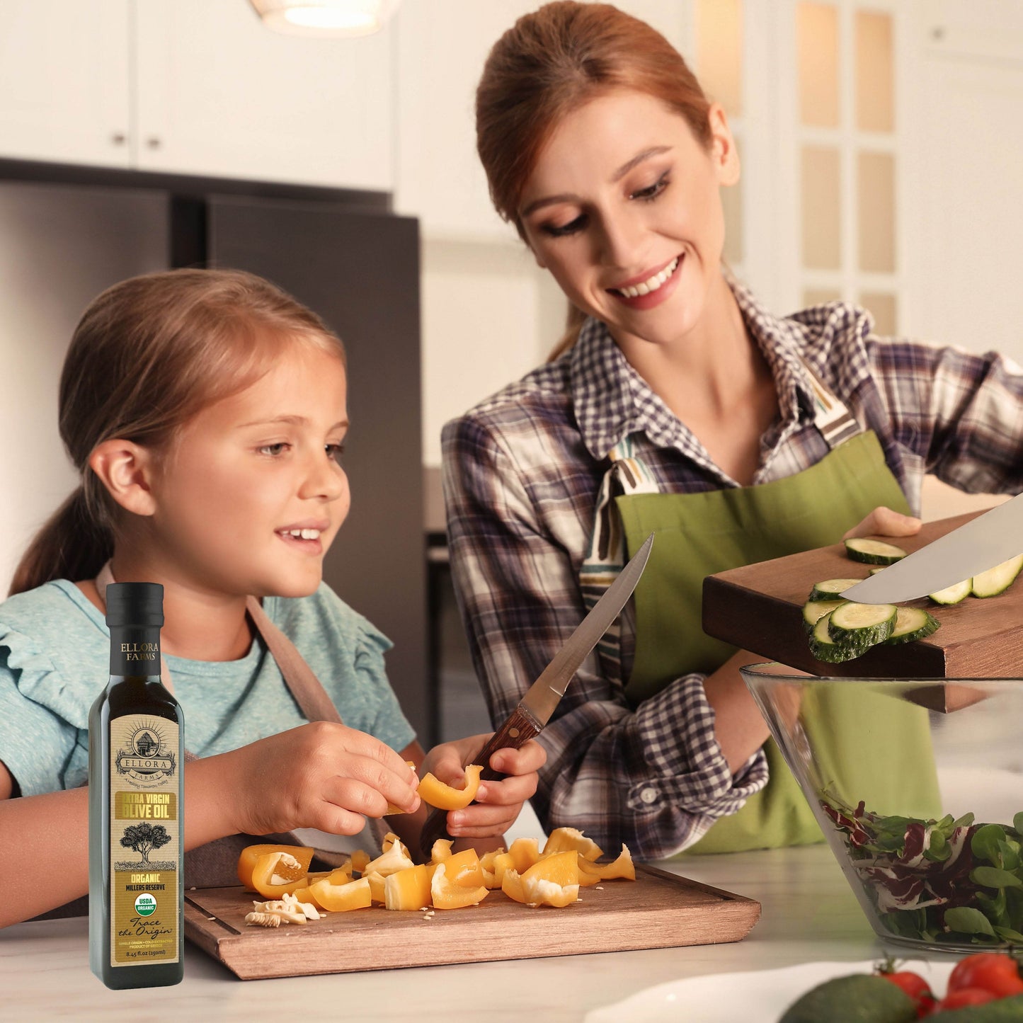Ellora Farms, Organic and PDO Single Estate Extra Virgin Olive Oil, 8.45 Oz. Combo - ELLORA FARMS