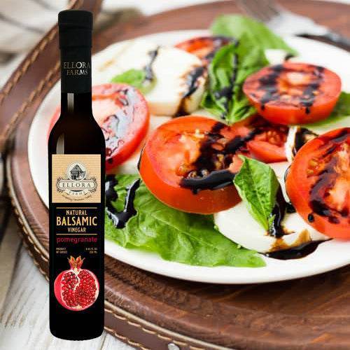 Pomegranate & Dates Infused Balsamic Vinegar, Combo Pack, Greece, 8.5 oz. Each - ELLORA FARMS