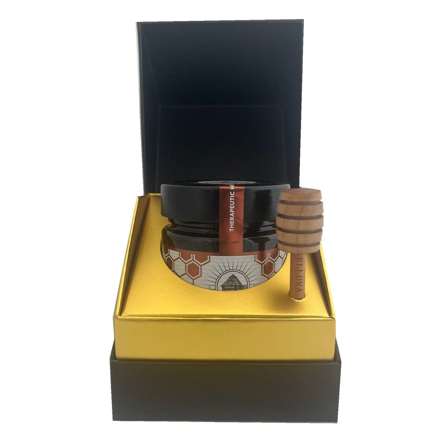 Greek Raw Honey, Queens Nectar, Lemon & Orange Blossom, Therapeutic, 450g CUBE Gift - ELLORA FARMS