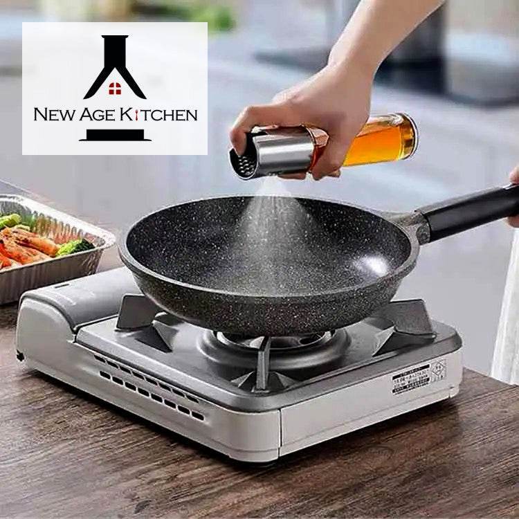 Olive Oil Sprayer and Mister, 100ml Glass Spray Bottle for Balsamic, Salad, BBQ - ELLORA FARMS