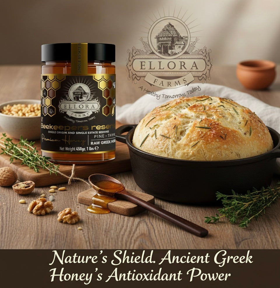 Single Estate PDO Greek Honey, Beekeepers Reserve, Pine & Thyme Honey, 450g