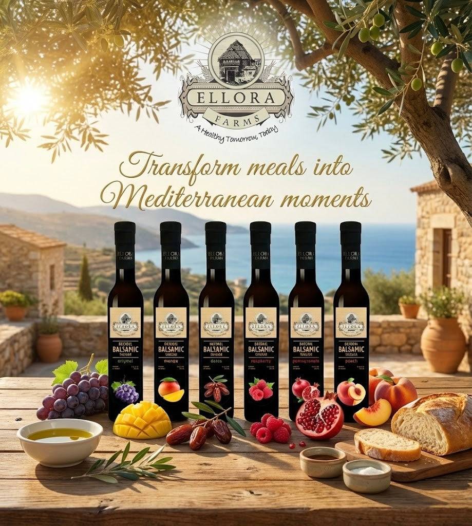 Orange Infused Thick Balsamic Vinegar, Award-Winning, Greece, 8.5