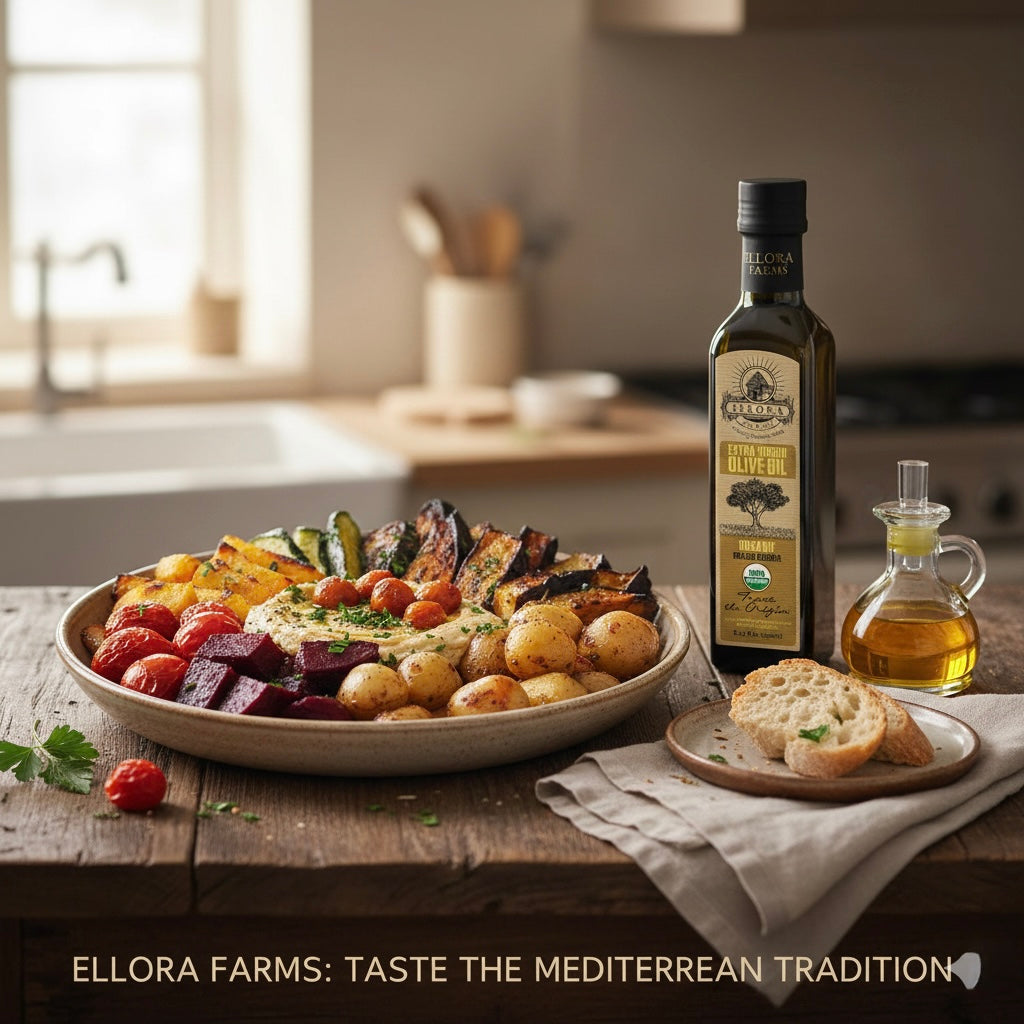 Ellora Farms, Certified USDA Organic Greek Traceable Extra Virgin Olive Oil, 8.45 Oz.