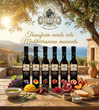 Pomegranate Infused Balsamic Vinegar, Thick & Smooth, Greece, 8.5 oz. Each