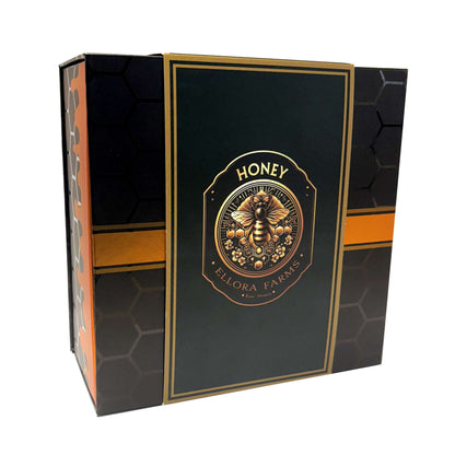 PDO Beekeepers Reserve & Queens Nectar Platinum Awarded, Raw Greek Honey, 1 lb. Each Combo Gift Pack - ELLORA FARMS