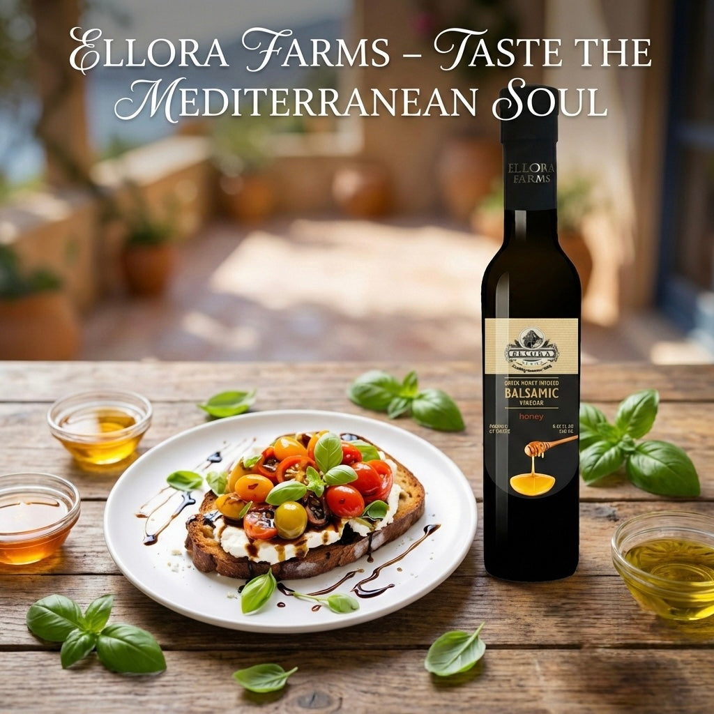 Greek Honey Infused Balsamic Vinegar, Thick & Smooth, Greece, 8.5 oz.