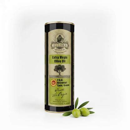 Single Estate PDO Greek Extra Virgin Olive Oil, Traceable, 16.9 Oz. Tin
