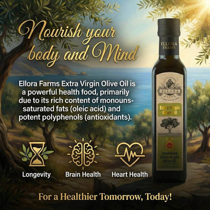 Traceable Single Estate Extra Virgin Olive Oil, Certified PDO and Kosher Ek, 8.45 Oz