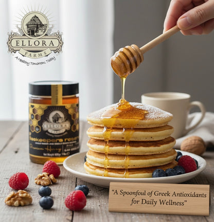 Single Estate PDO Greek Honey, Beekeepers Reserve, Pine & Thyme Honey, 450g