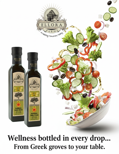 Traceable Single Estate Extra Virgin Olive Oil, Certified PDO and Kosher Ek, 8.45 Oz