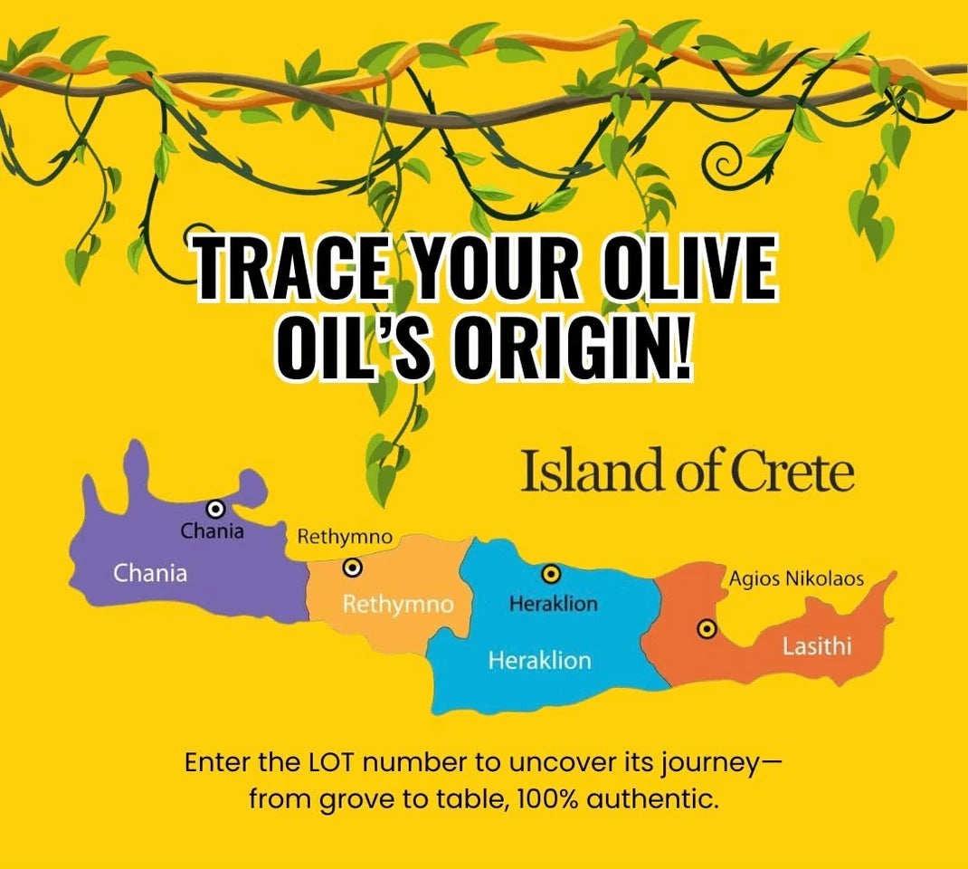 Ellora PDO SITIA & Aleta Organic PDO Messara Extra Virgin Greek Olive Oil, 1 Ltr Tin, 33.8 oz. Combo