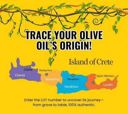 Ellora PDO SITIA & Aleta Organic PDO Messara Extra Virgin Greek Olive Oil, 1 Ltr Tin, 33.8 oz. Combo