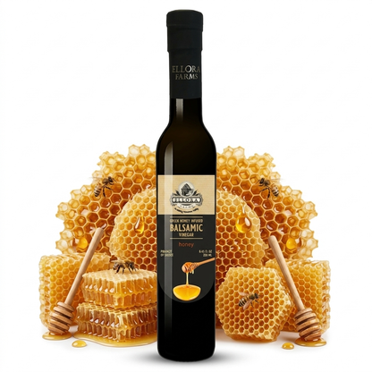Greek Honey Infused Balsamic Vinegar, Thick & Smooth, Greece, 8.5 oz.