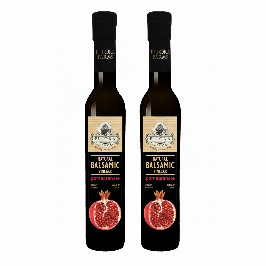 Pomegranate Infused Balsamic Vinegar, Thick & Smooth, Greece, 8.5 oz. Each