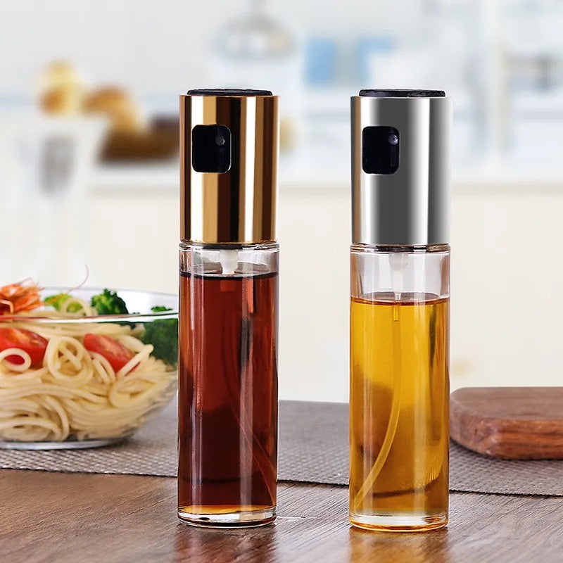 Olive Oil Sprayer and Mister, 100ml Glass Spray Bottle for Balsamic, Salad, BBQ