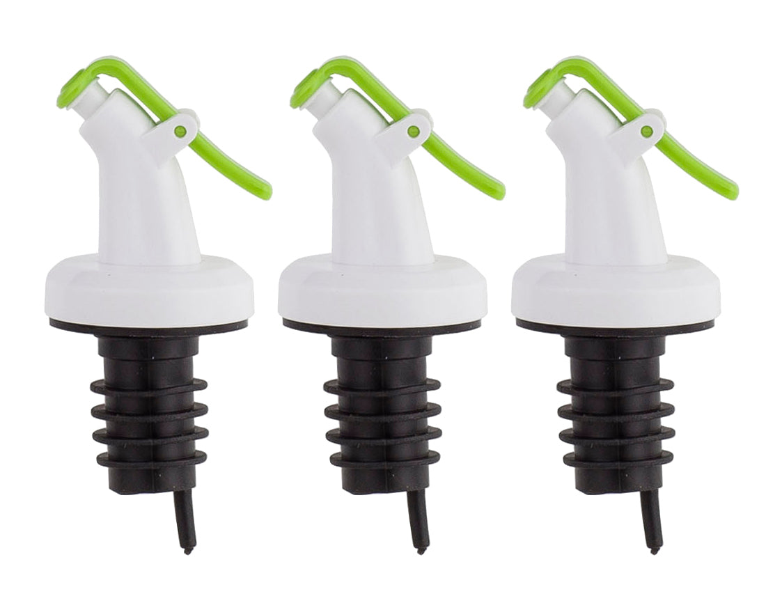 Rani Chef Pourer Green, Perfect for Oil, Vinegar or Wines, Snap On, Green