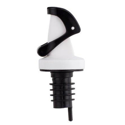 Apollo Chef Pourer, Magnetized Gravity Closing, Perfect for Oil, Vinegar or Wines, Black